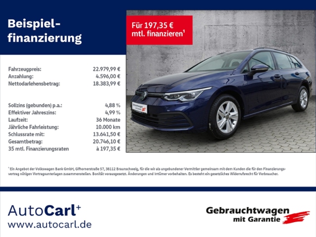 Golf VIII Variant Life 1.5 eTSI DSG BusinessPre.